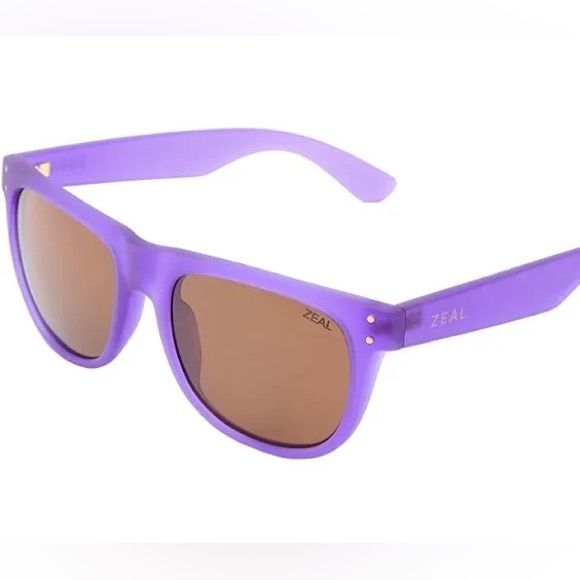NEW! Zeal Ace Polarized Sunglasses in Purple - Picture 1 of 3